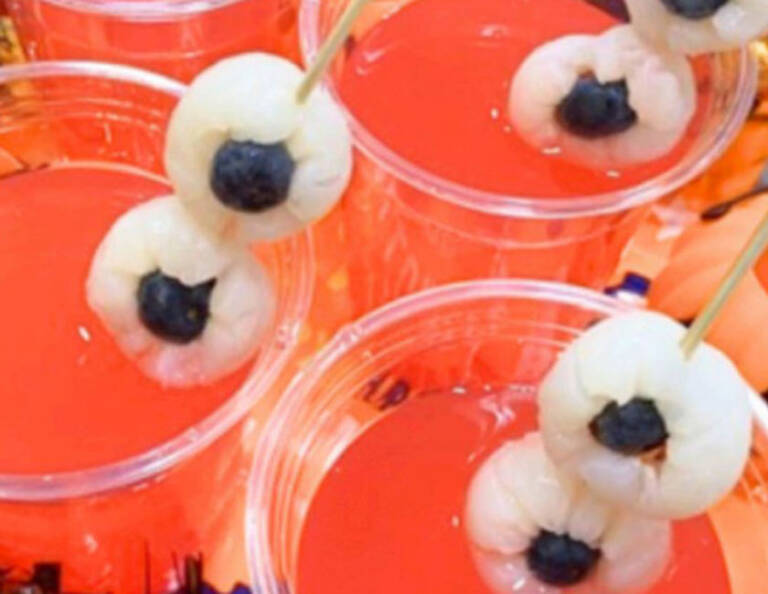 Eyeball Lychee Live Staion Singapore