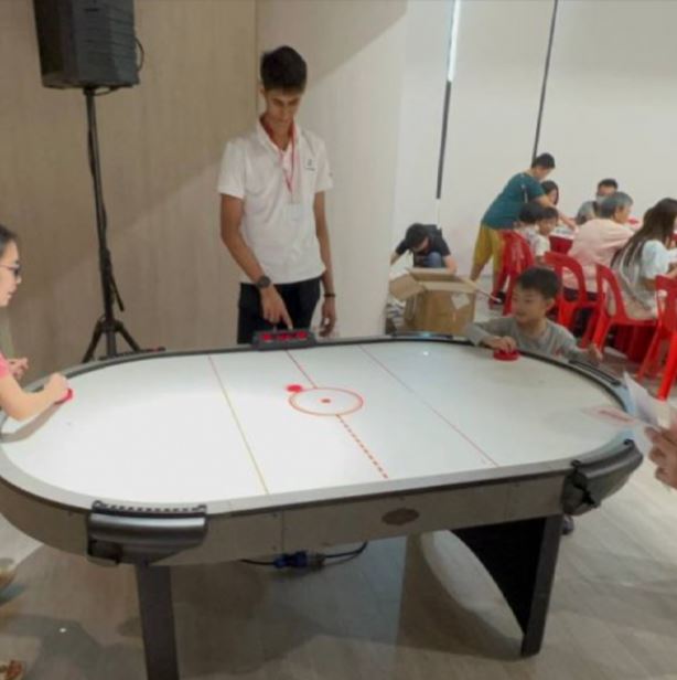 Multi-Player-Air-Hockey-Table-Rental-in-Singapore