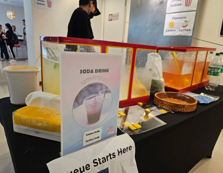 Soda Drink Live Station Singapore