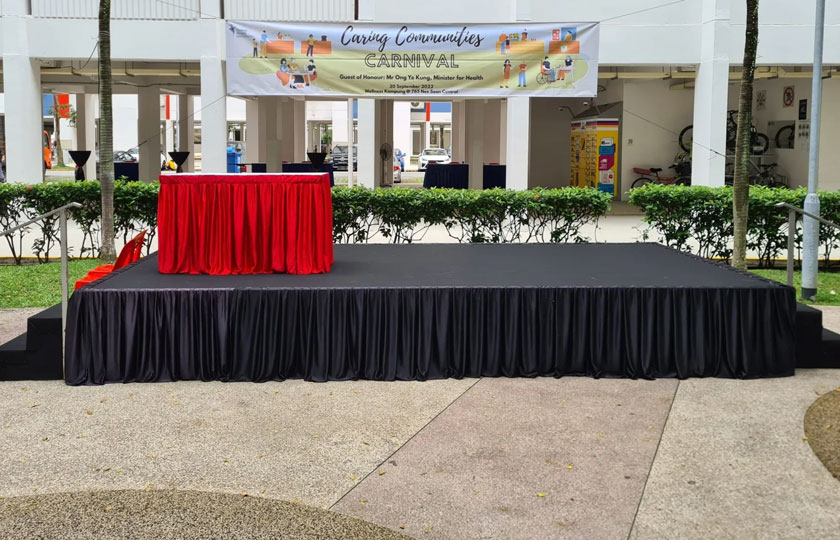 event stage rental singapore