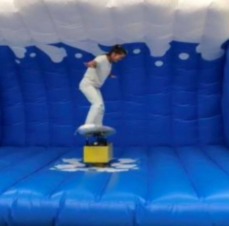 Surfer inflatable game singapore