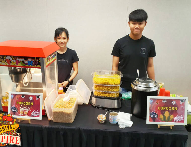 Cup Corn Station Rental Singapore