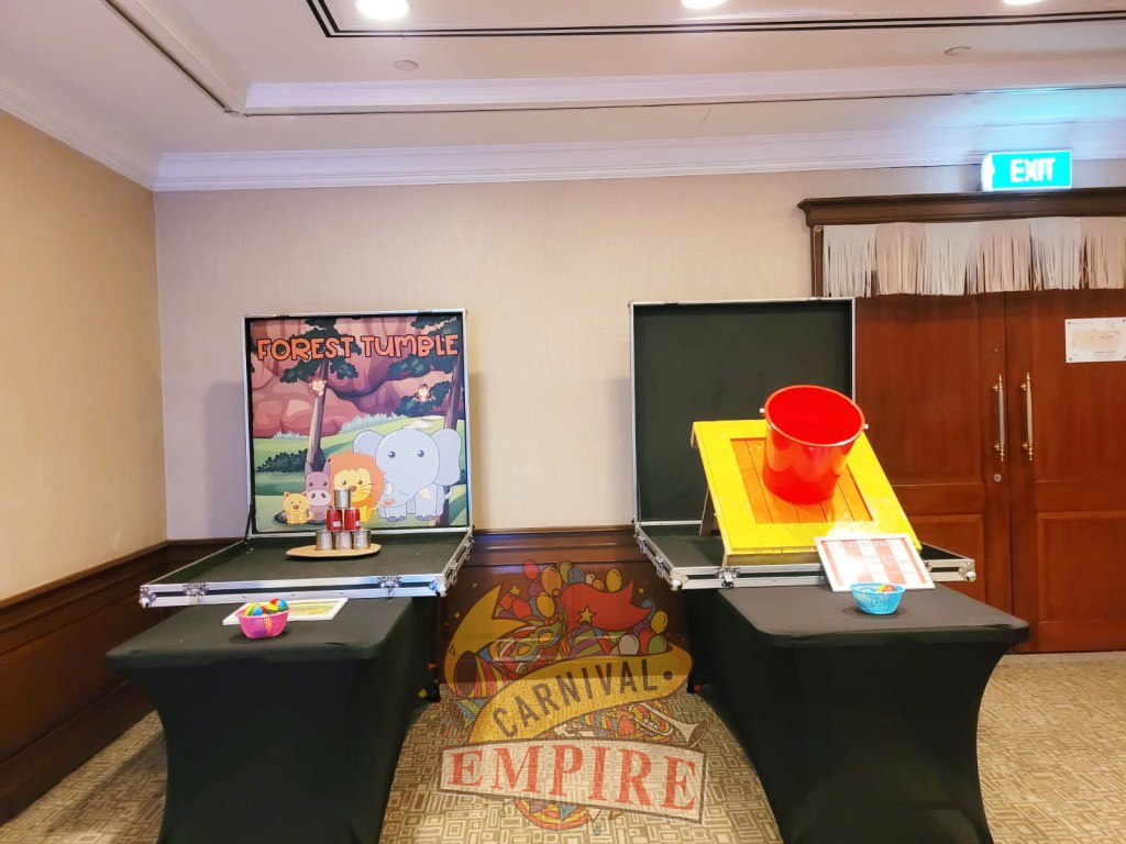 Textile and Fashion Event with Claw Machine & Traditional Carnival Game Booth