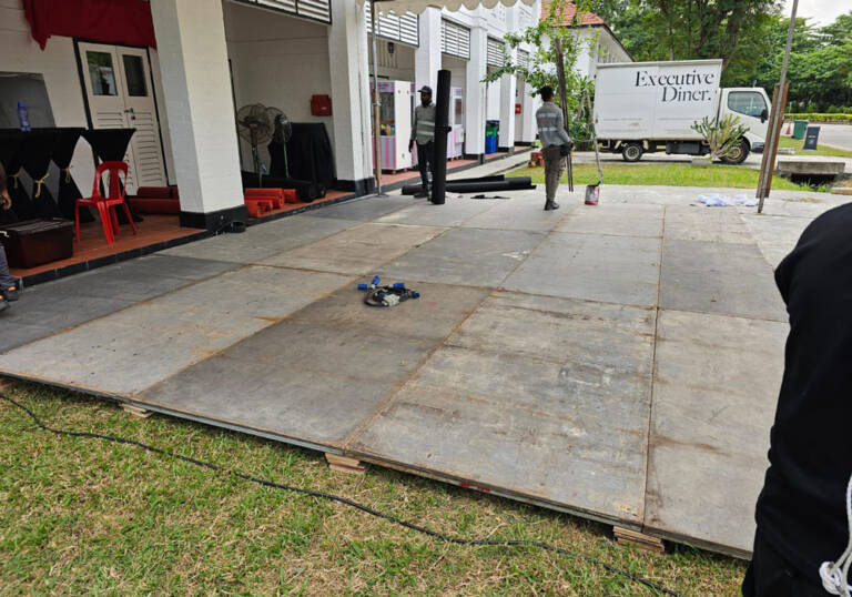 Tentage for Grand Opening