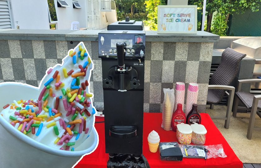 Soft Serve Ice Cream Machine Rental Singapore