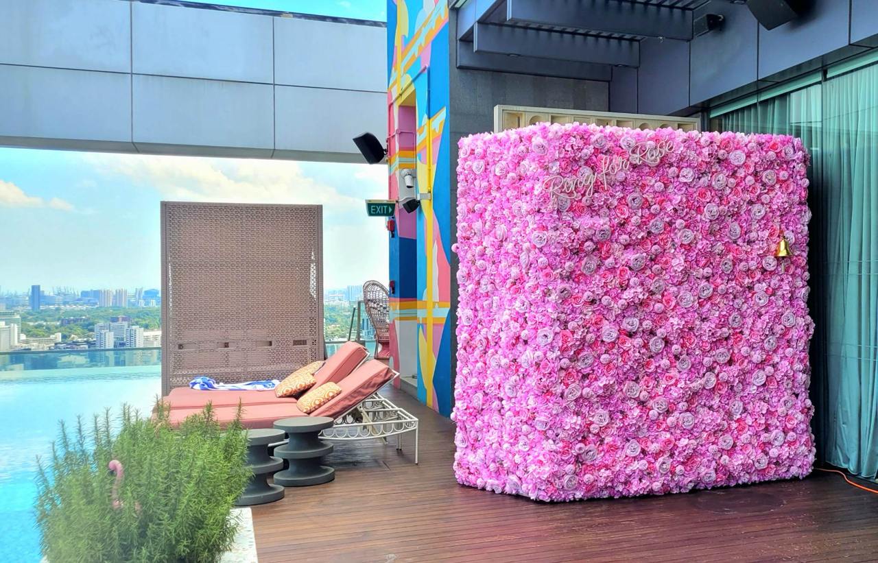 Floral & Greenery Walls Backdrop Singapore