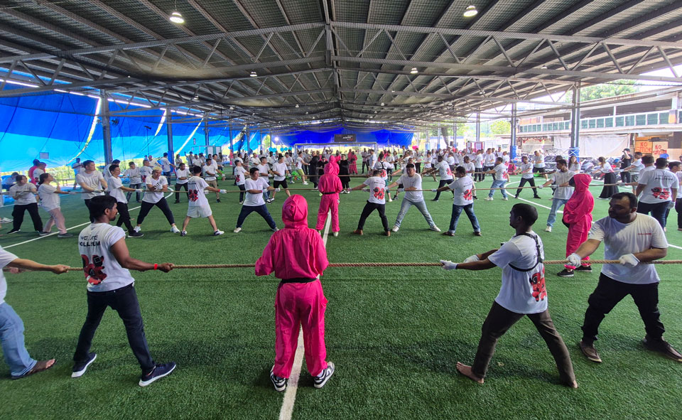 Team bonding singapore organized by Carnival Empire