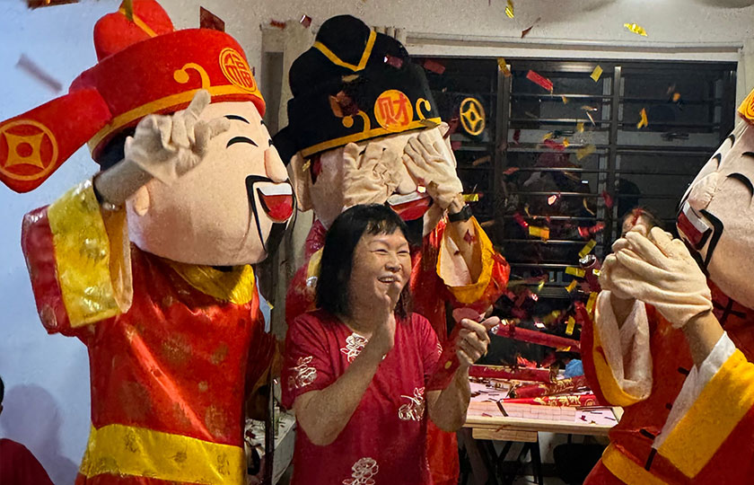 Cai Shen Mascot Singapore