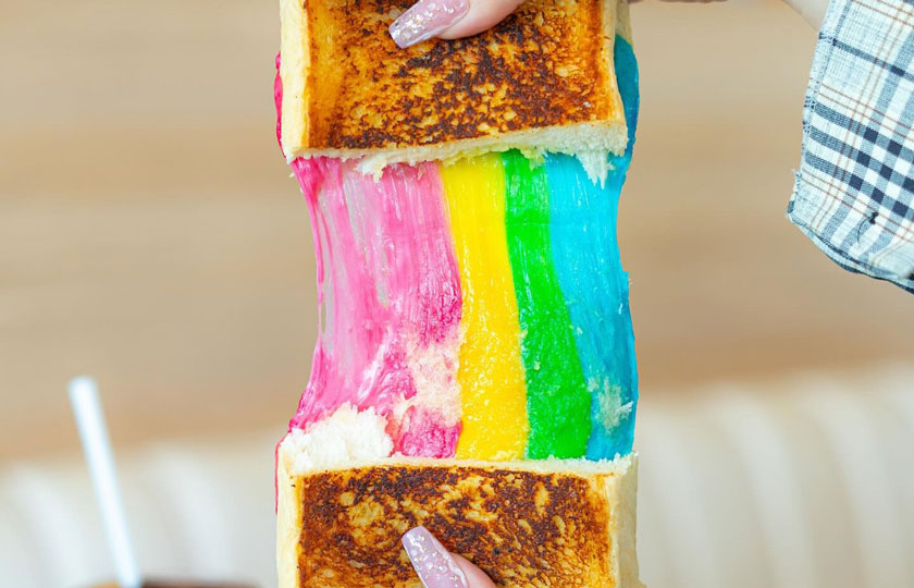 Rainbow Cheese Toast Live Station Rental Singapore