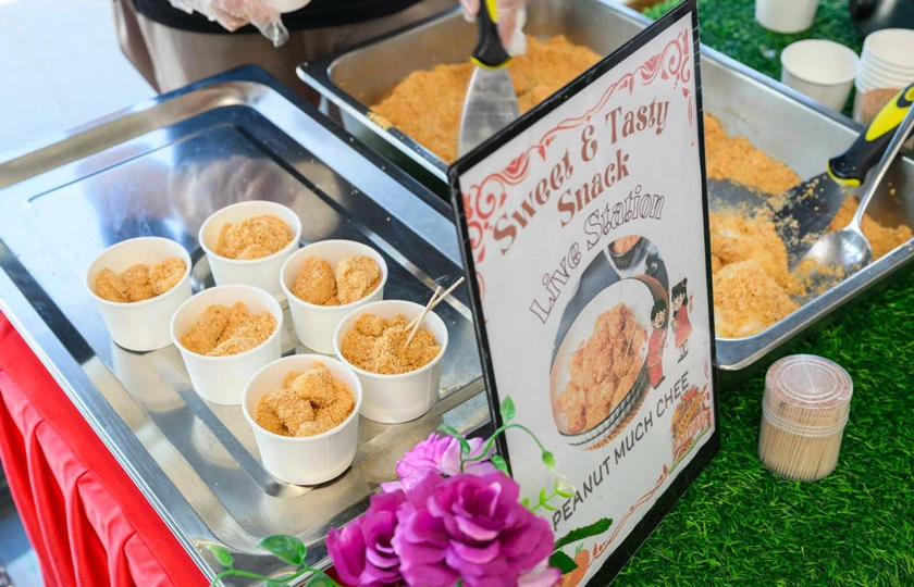 Food Stations for CNY Event Singapore