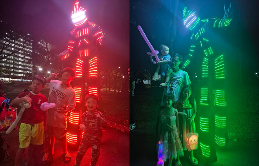 Stilt Walkers & Jugglers for Familay Day Singapore